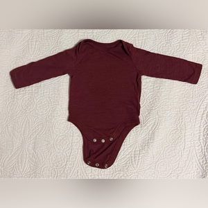 Old Navy Burgundy Longsleeve Onsie